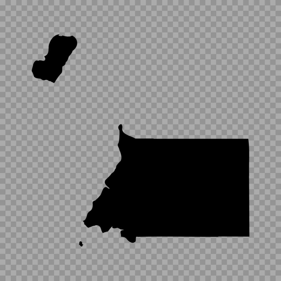Transparent Background Equatorial Guinea Simple map vector