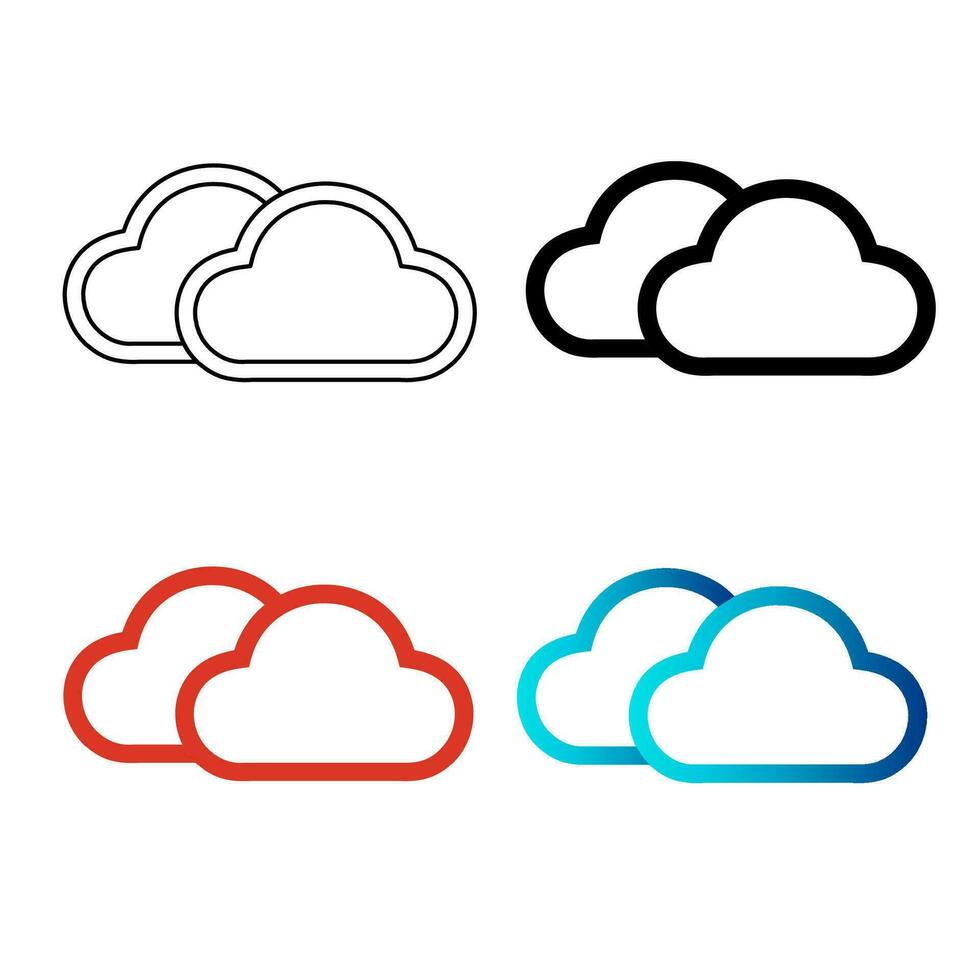 resumen nublado niebla silueta ilustración vector