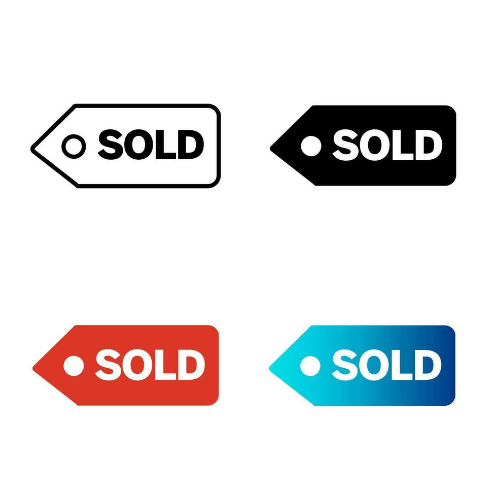 Abstract Sold Silhouette Illustration vector