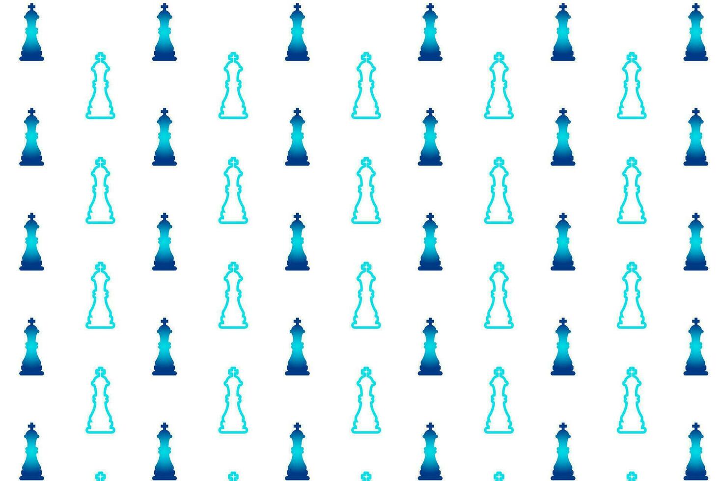 Abstract  Chess King Pattern Background vector