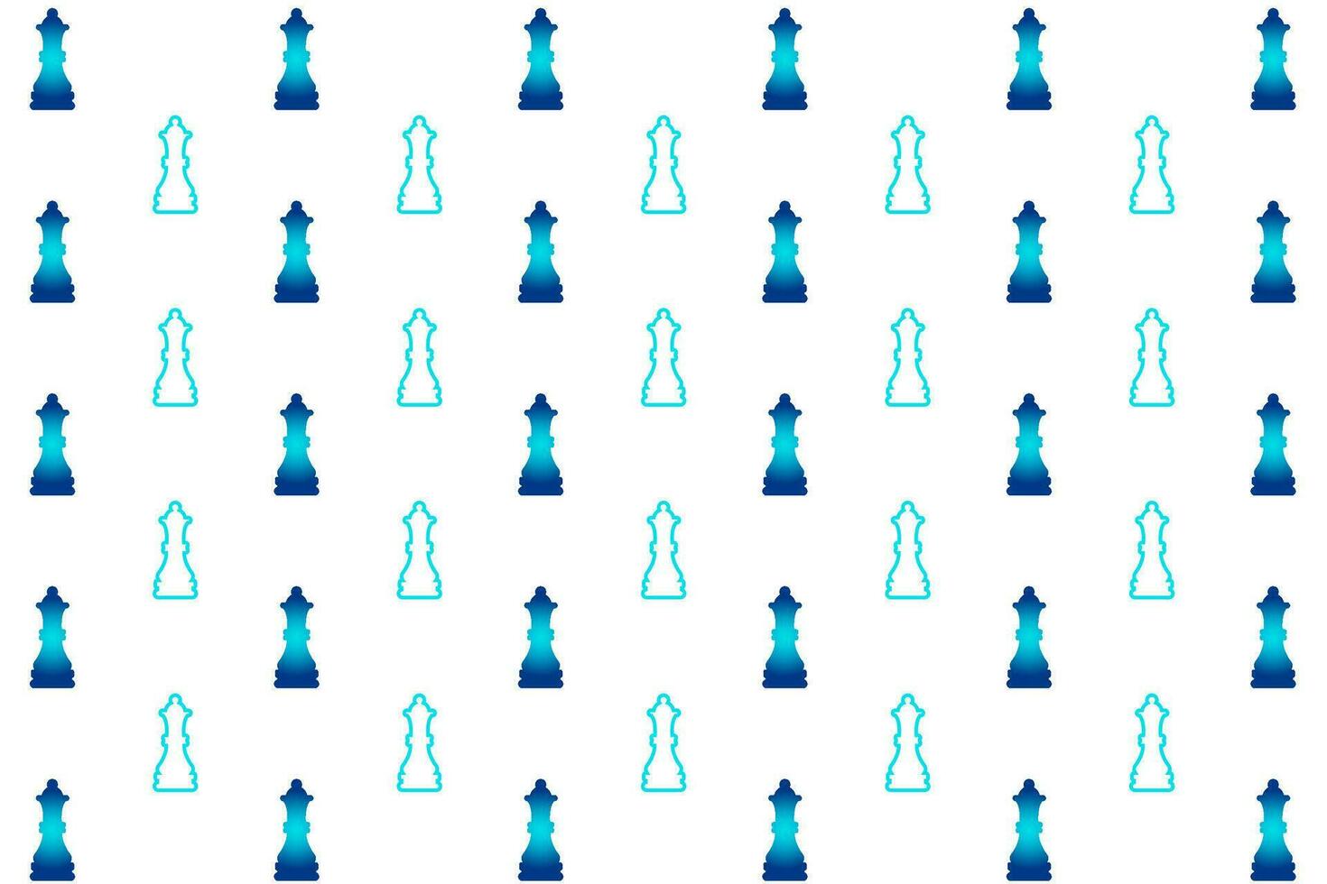 Abstract  Chess Queen Pattern Background vector