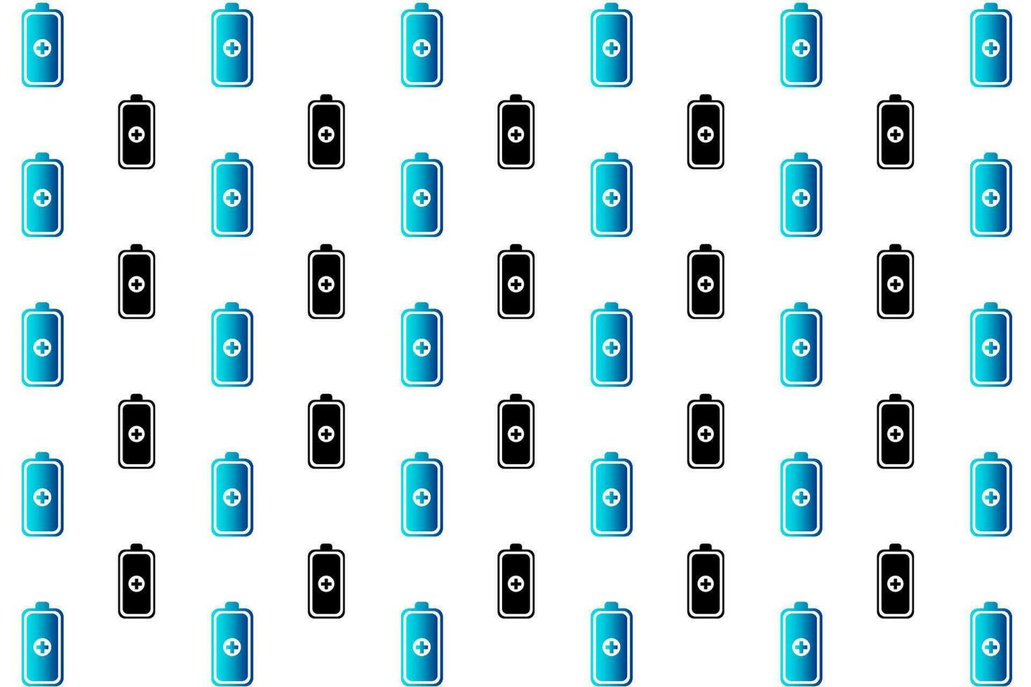 Abstract Add Battery Pattern Background vector