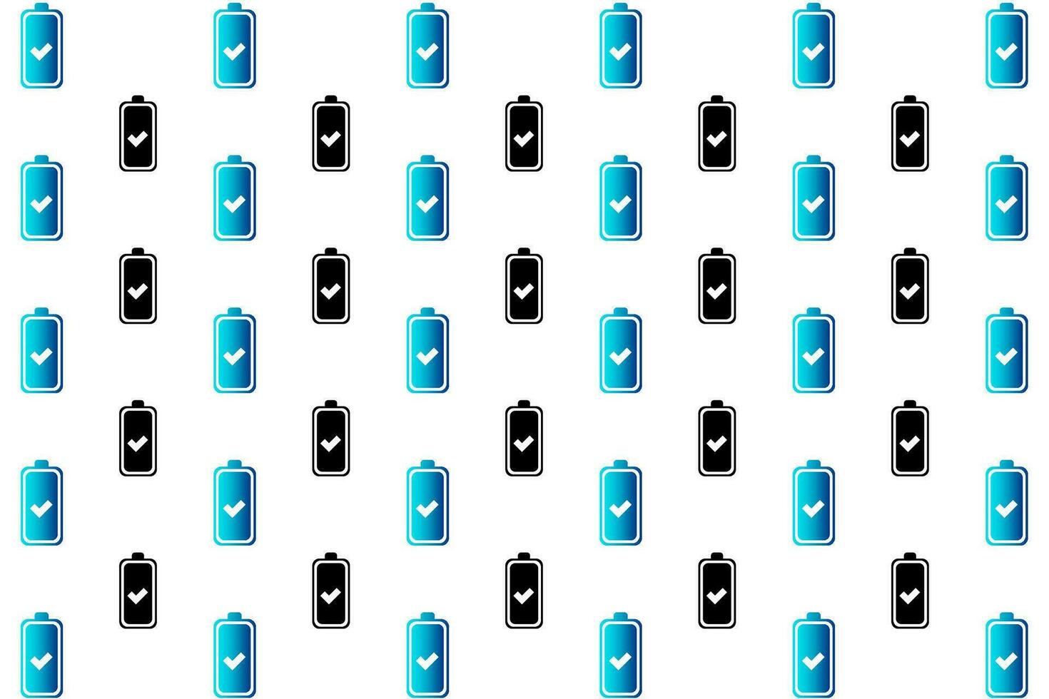 Abstract Approved Battery Pattern Background vector