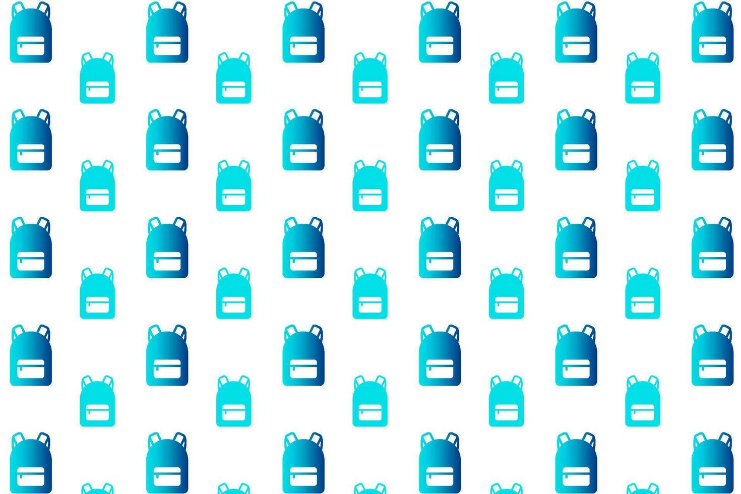 Abstract Backpack Pattern Background vector