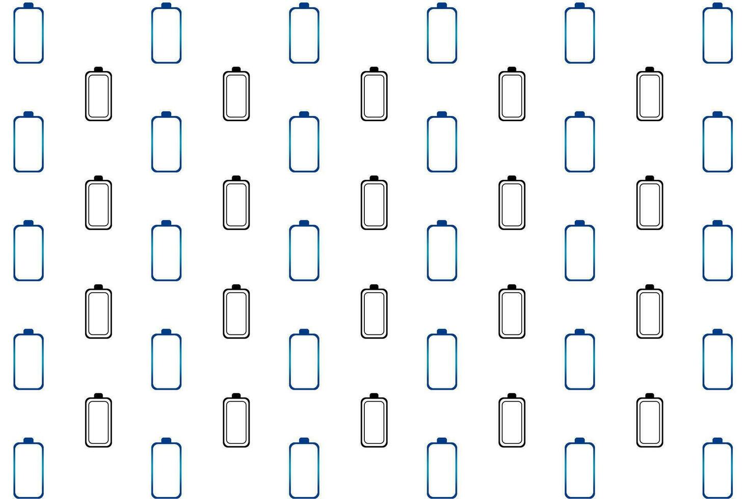 Abstract Battery Empty Charge Pattern Background vector