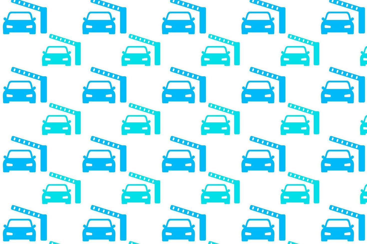 Abstract Barrier and Car Pattern Background vector