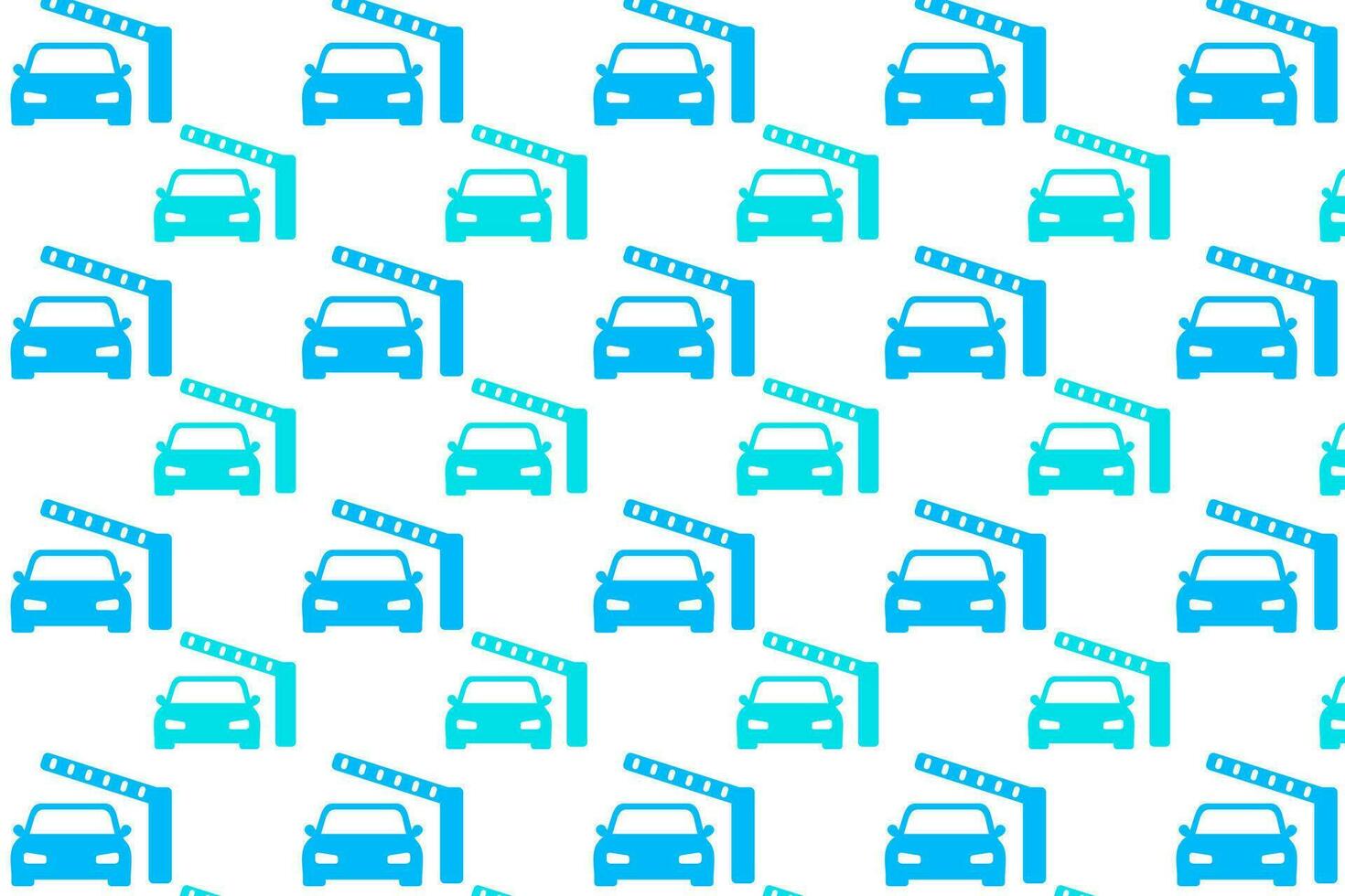 Abstract Barrier and Car Pattern Background vector