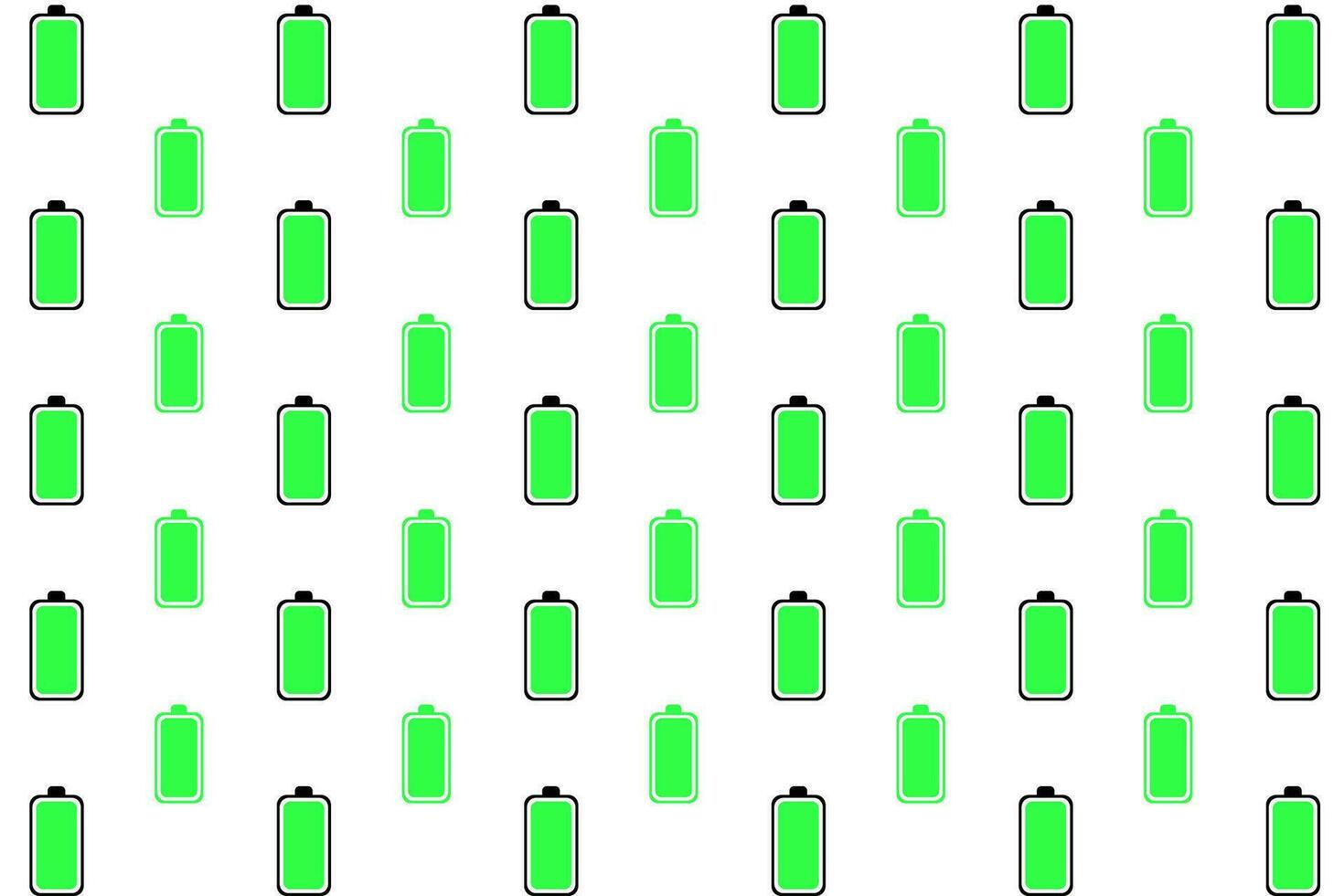Abstract Battery Complete Charge Pattern Background vector