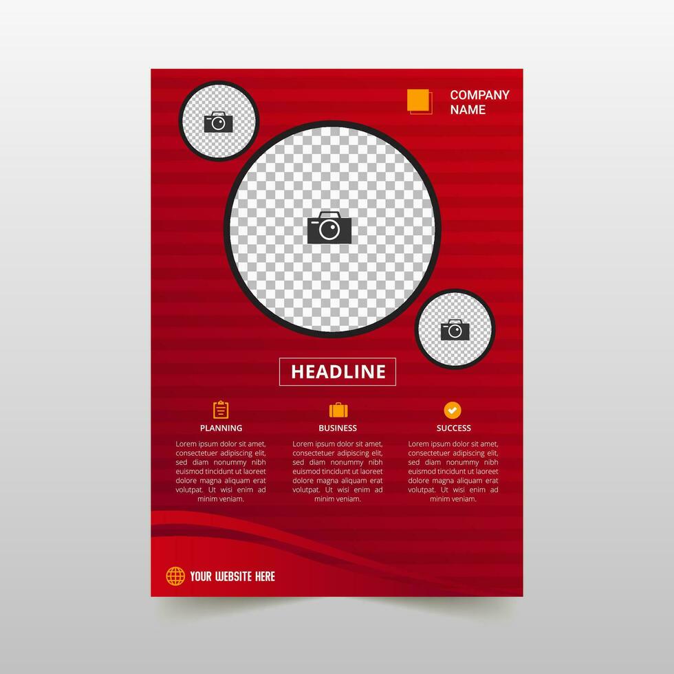 resumen hermosa a rayas rojo volantes modelo con puntos vector