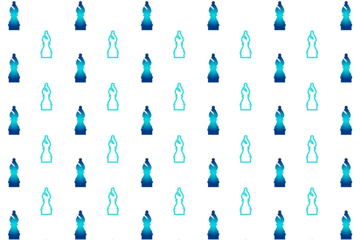 Abstract Bishop Pattern Background vector