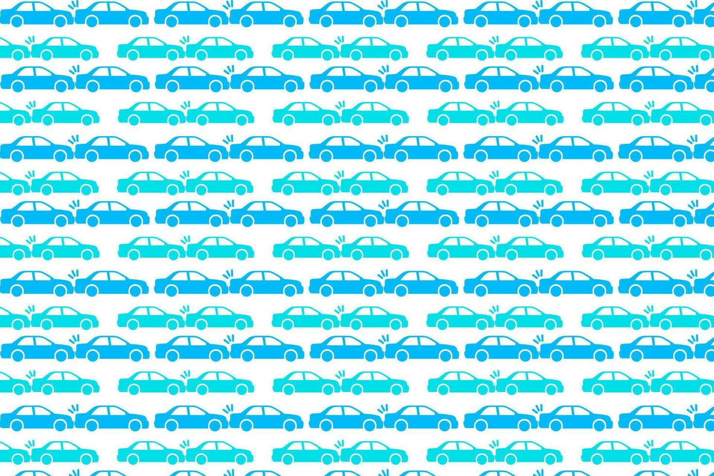Abstract Car Accident Pattern Background vector