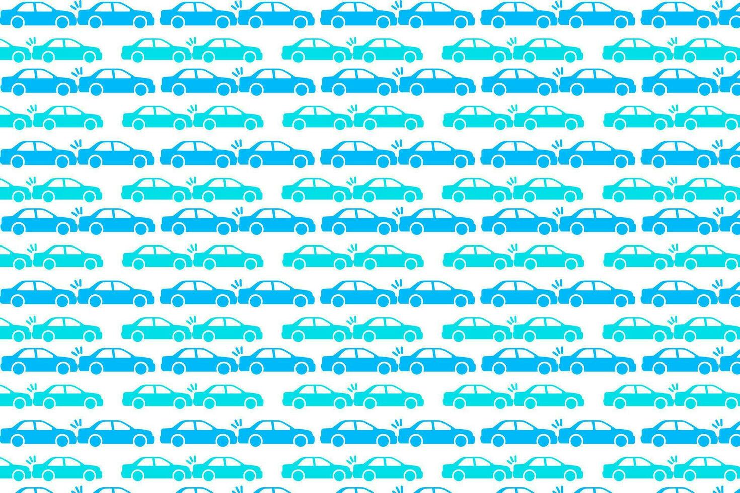 Abstract Car Accident Pattern Background vector