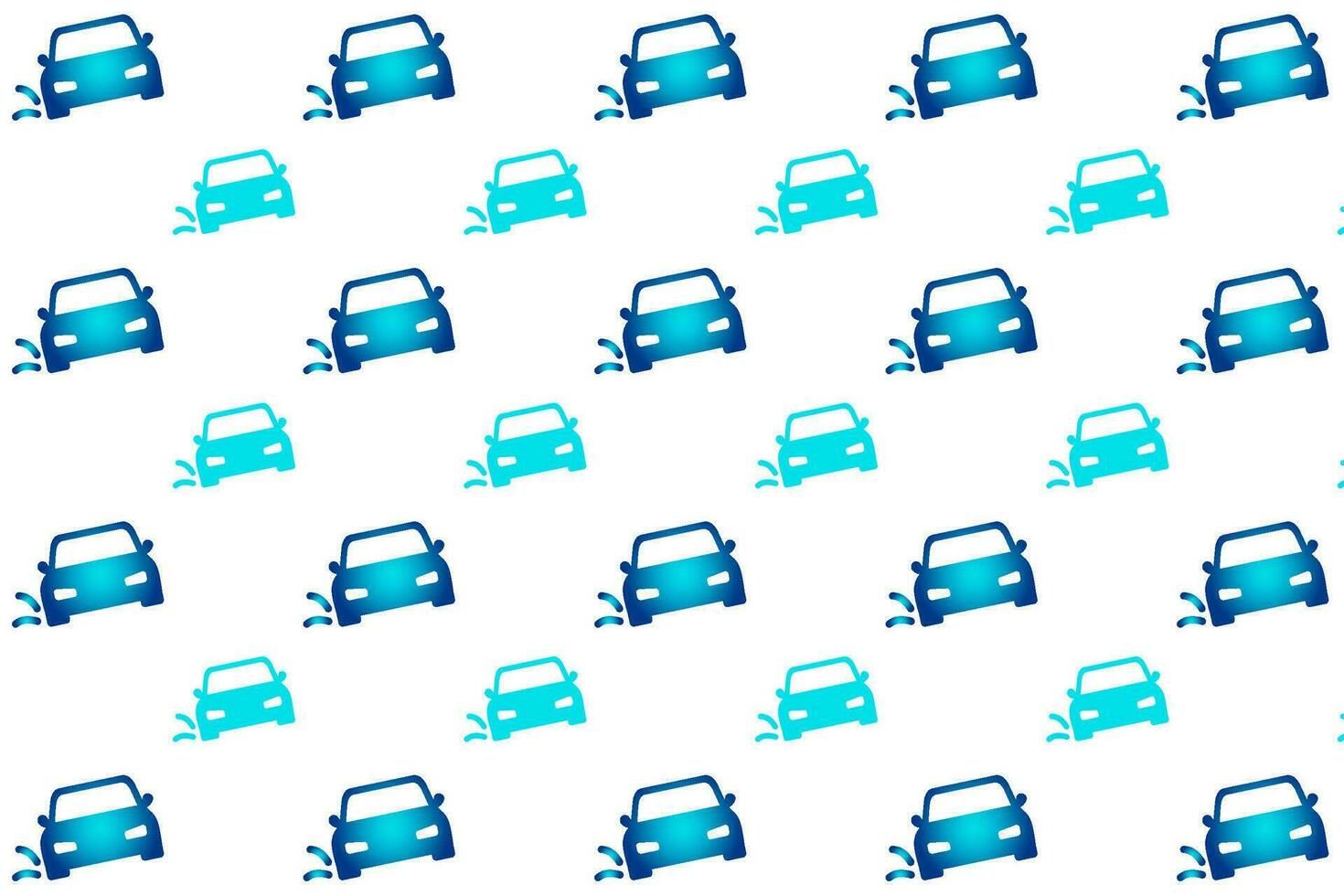 Abstract Car Driving Warning Pattern Background vector
