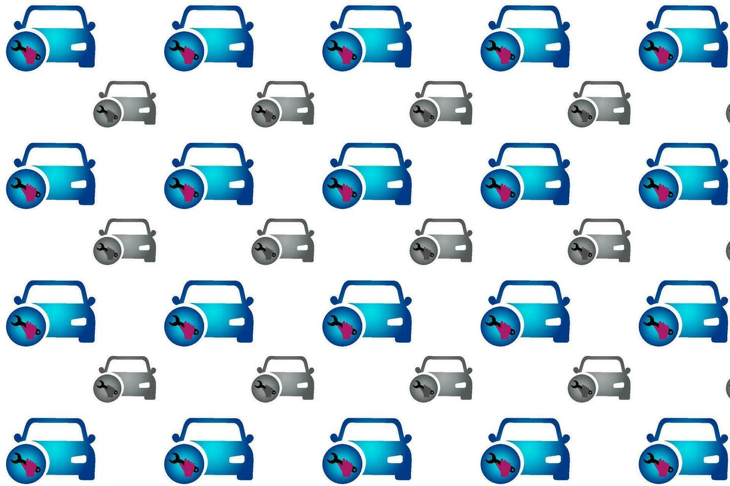 Abstract Car Repair Pattern Background vector