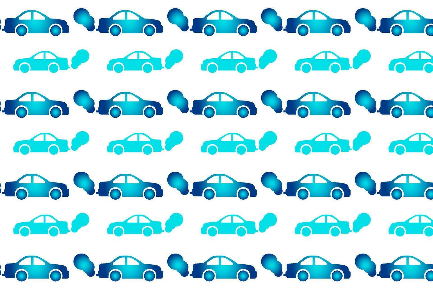 Abstract Car Pollution Pattern Background vector