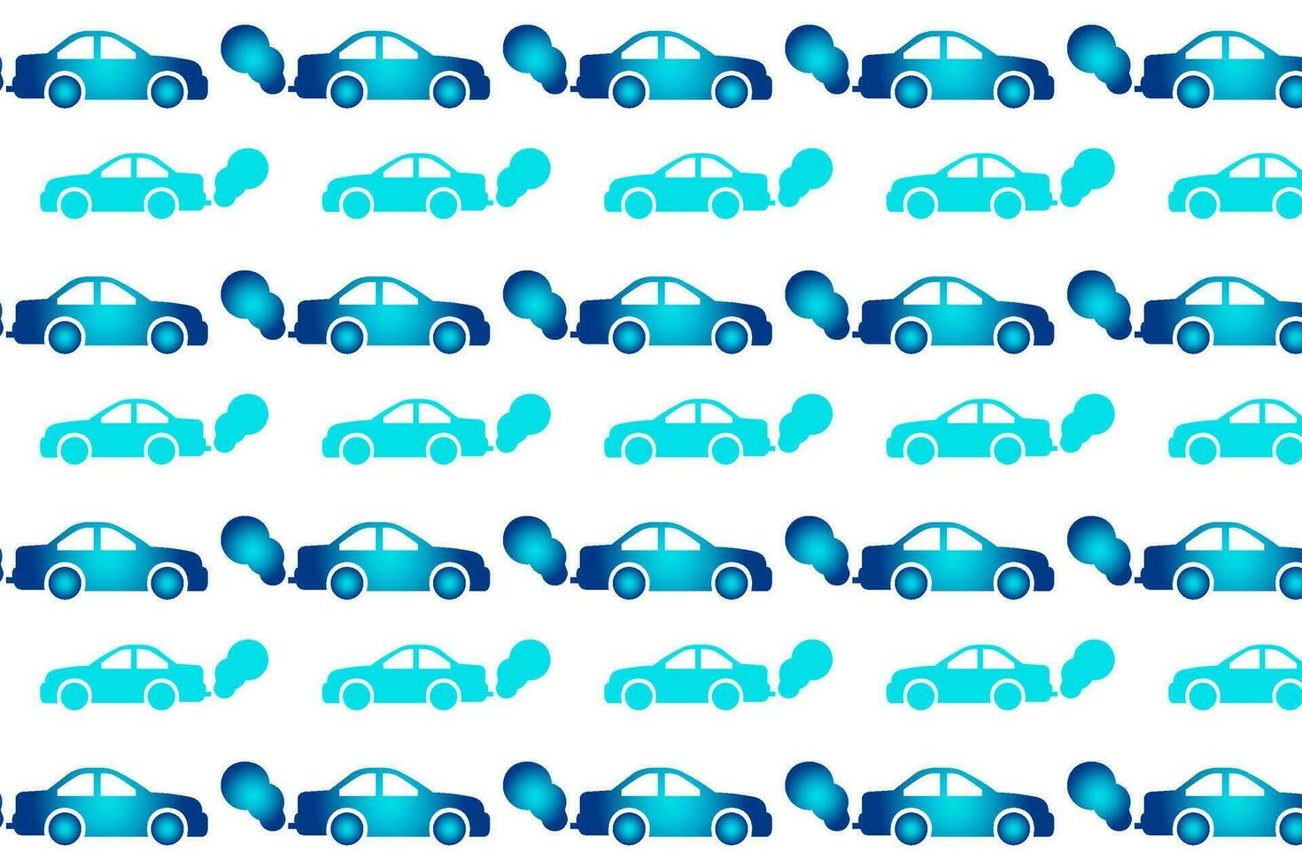 Abstract Car Pollution Pattern Background vector