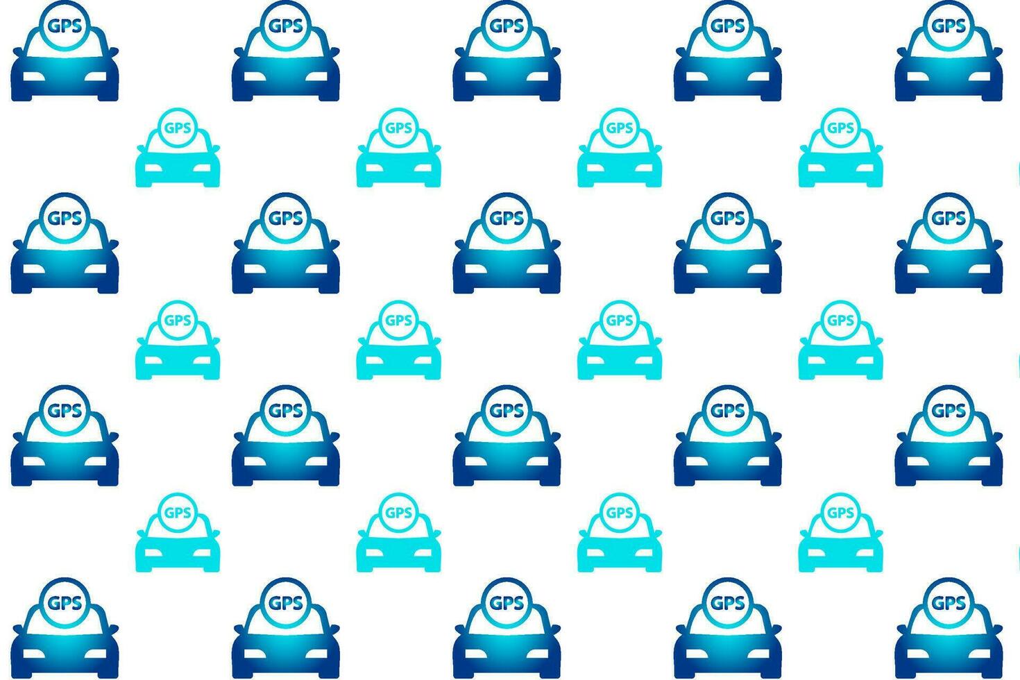 Abstract Car With GPS Pattern Background vector