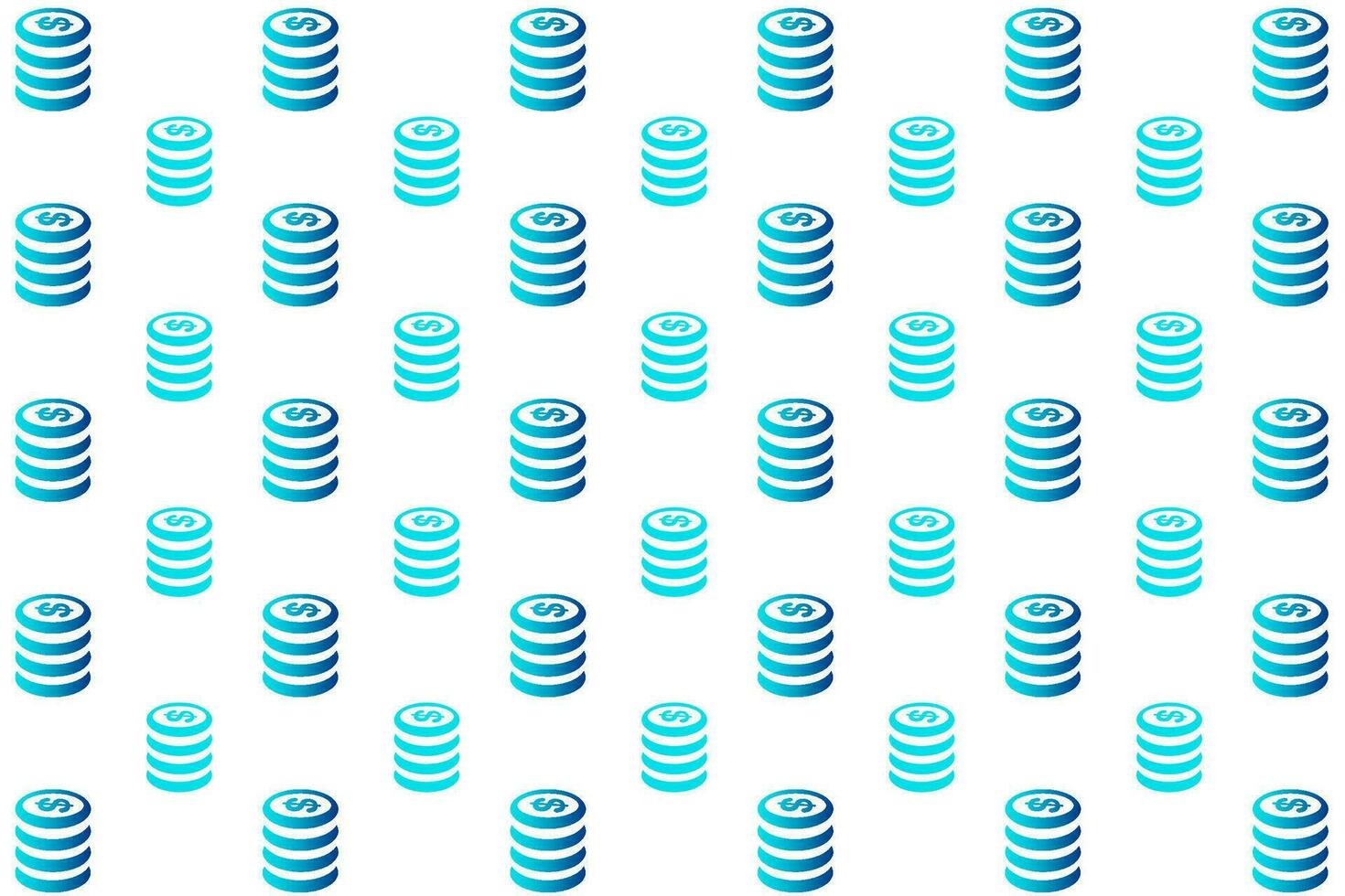 Abstract Coin Stack Pattern Background vector