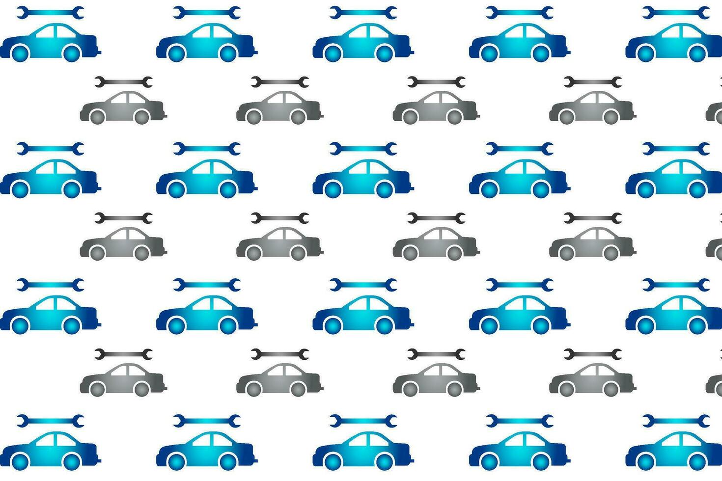 Abstract Car Services Pattern Background vector
