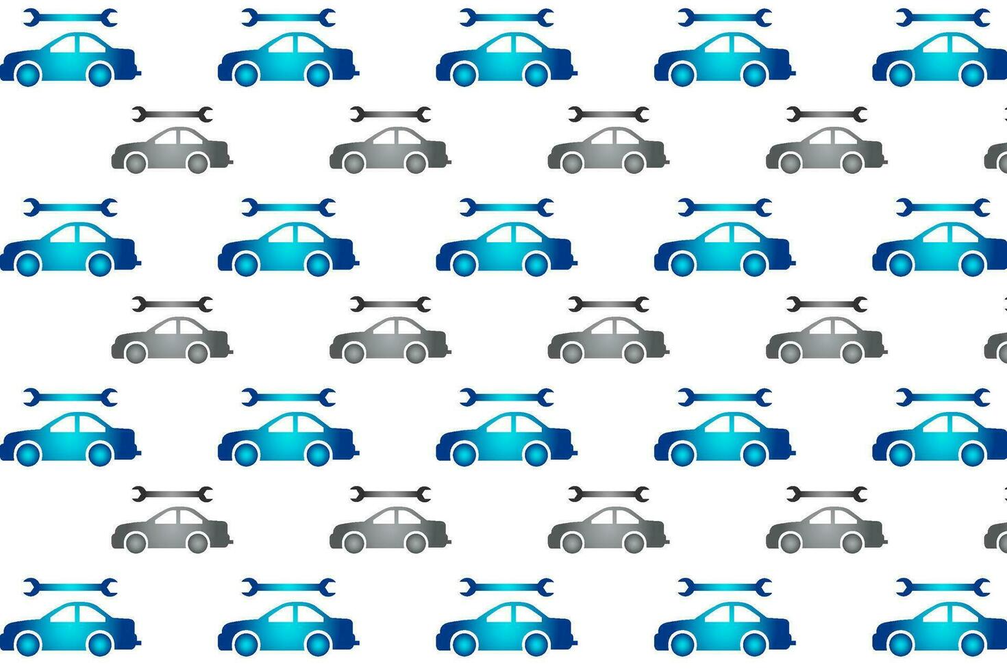 Abstract Car Services Pattern Background vector