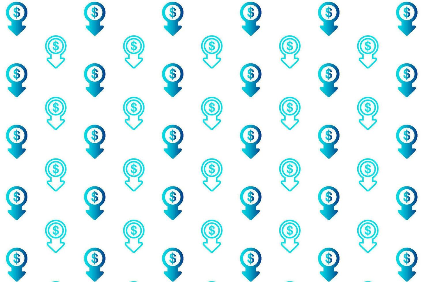 Abstract Cost Reduction Pattern Background vector