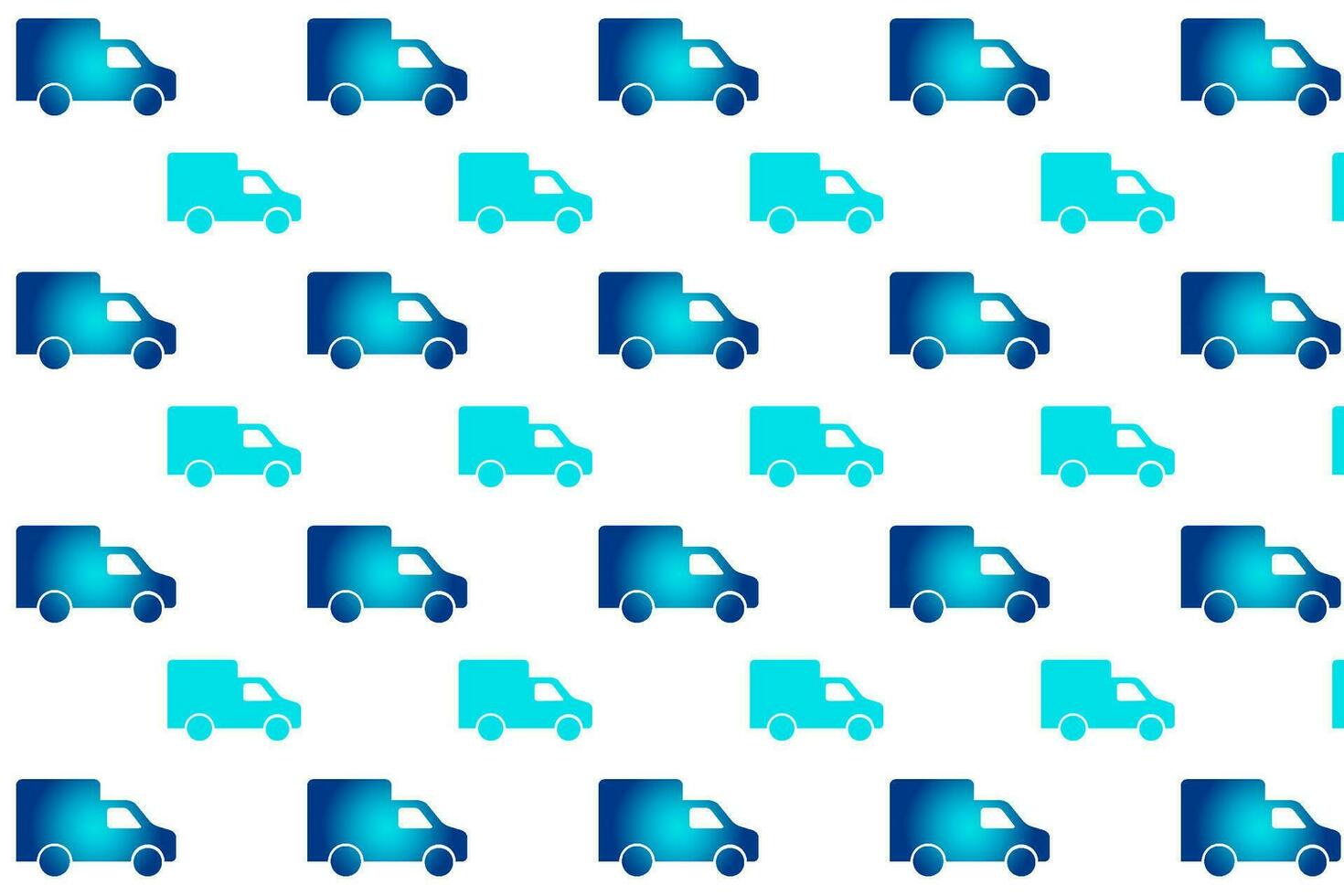 Abstract Delivery Truck Pattern Background vector
