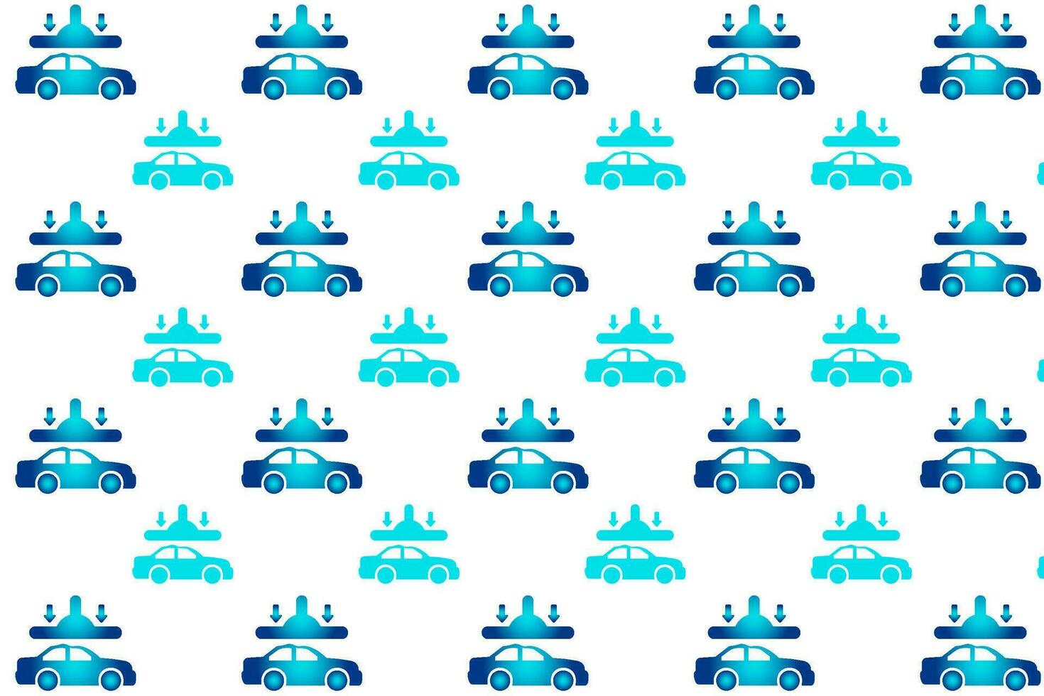 Abstract Destroying Car Pattern Background vector