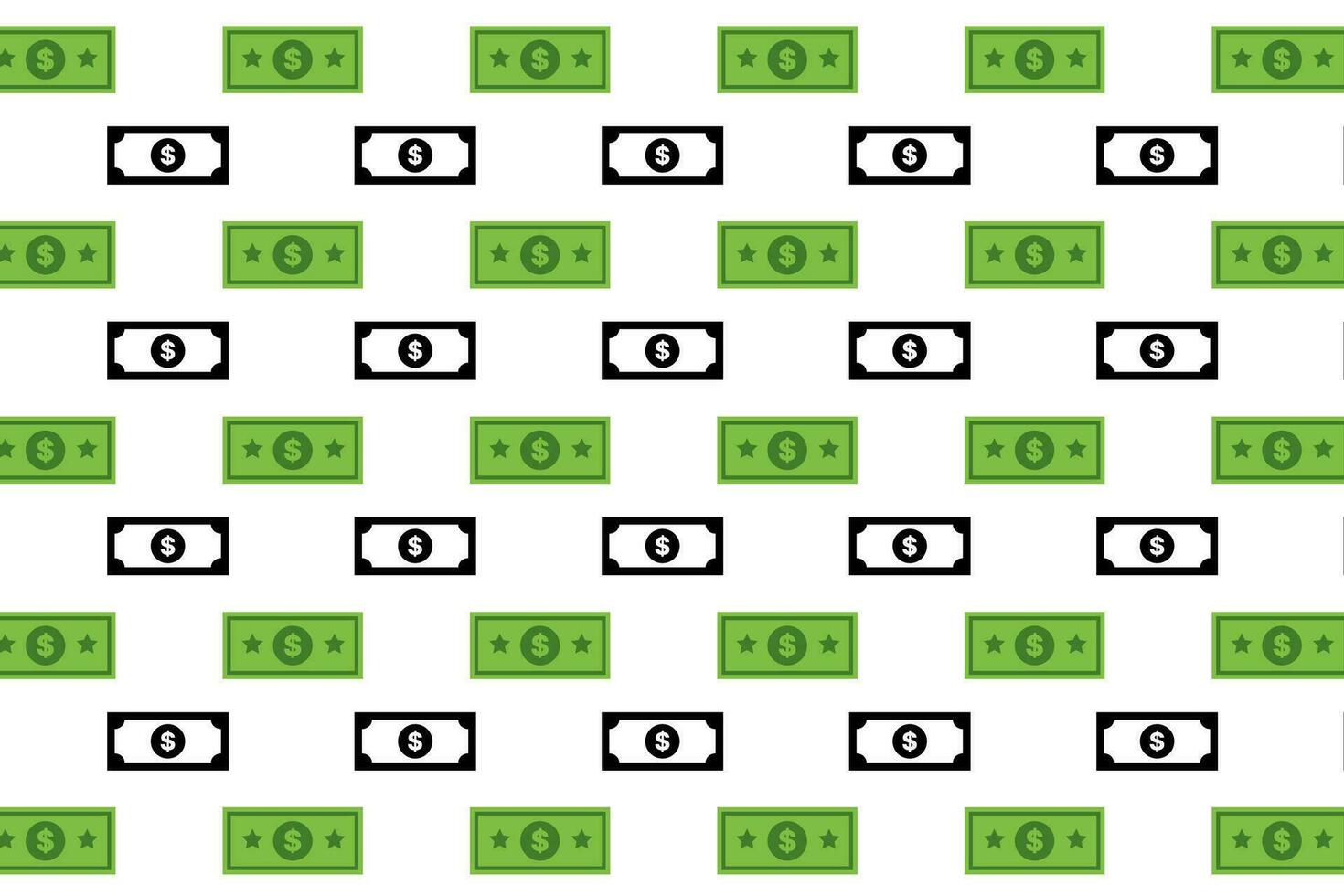 Abstract Dollar Banknote Pattern Background vector