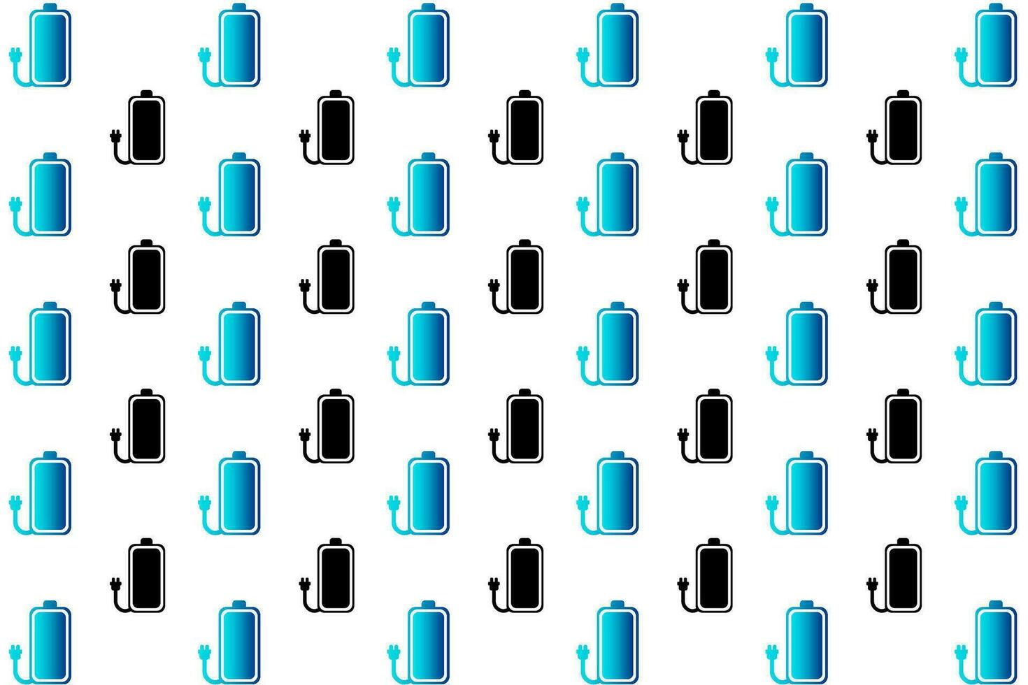 Abstract Electric Battery Pattern Background vector