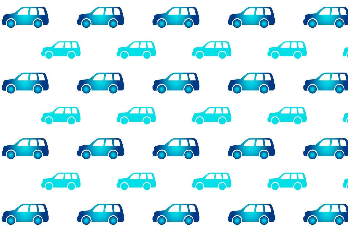 Abstract Family Car Pattern Background vector