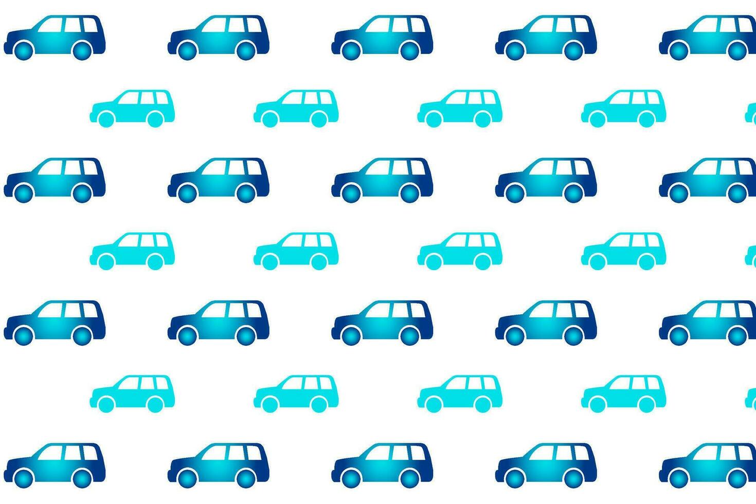 Abstract Family Car Pattern Background vector