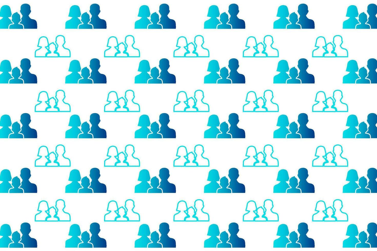 Abstract Family Pattern Background vector