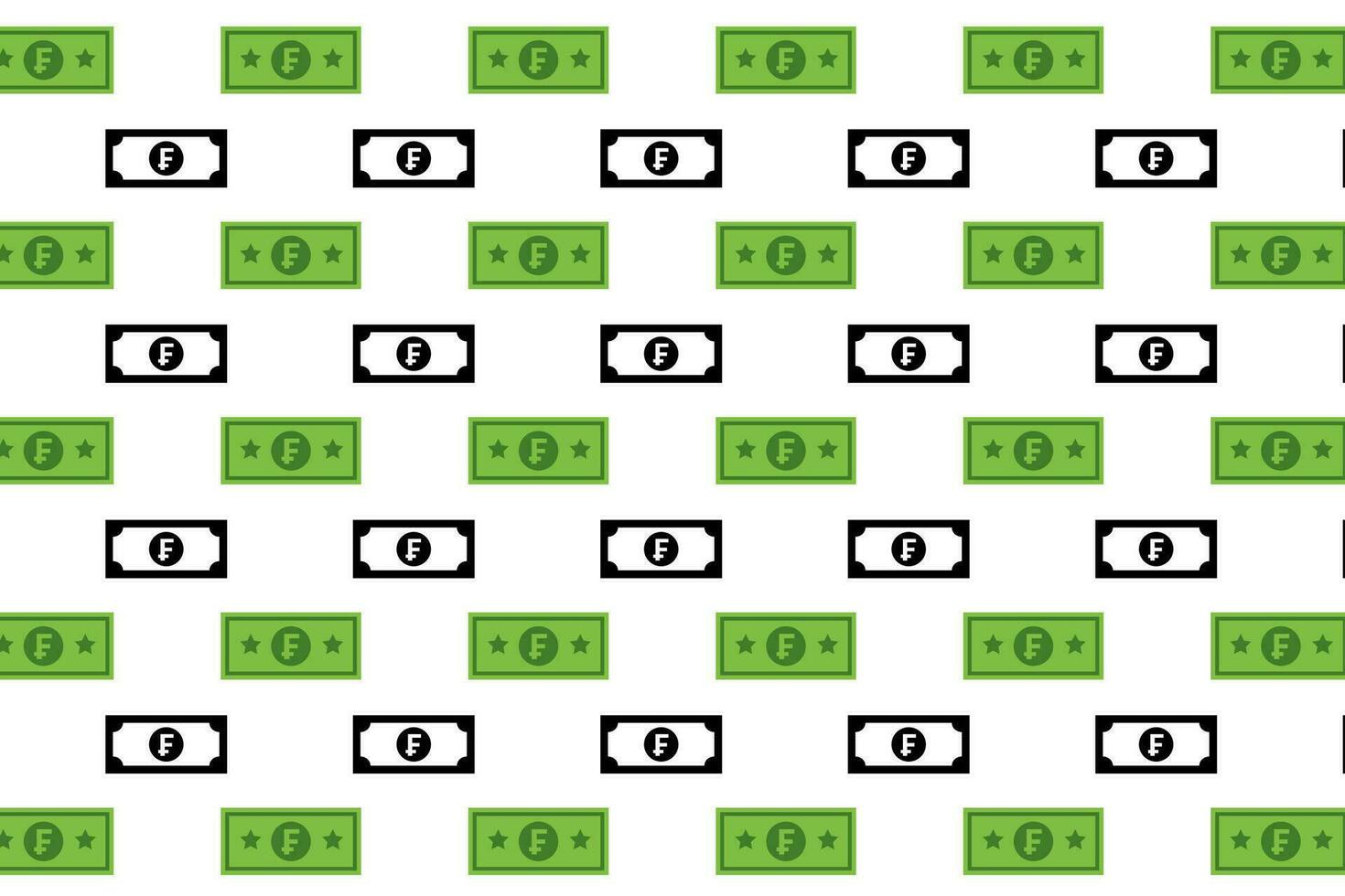 Abstract French Franc Banknote Pattern Background vector
