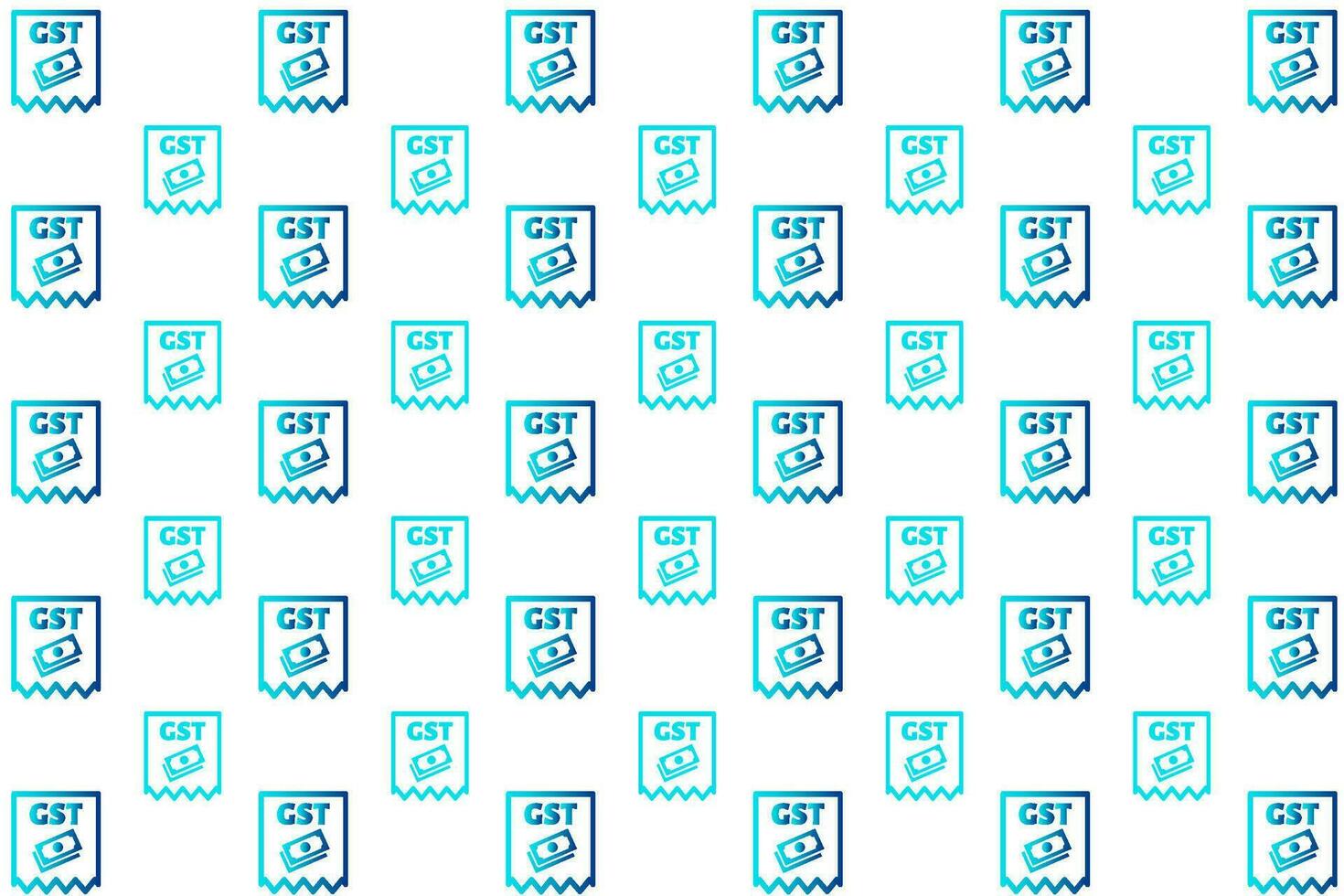 Abstract Goods and Services Tax Pattern Background vector