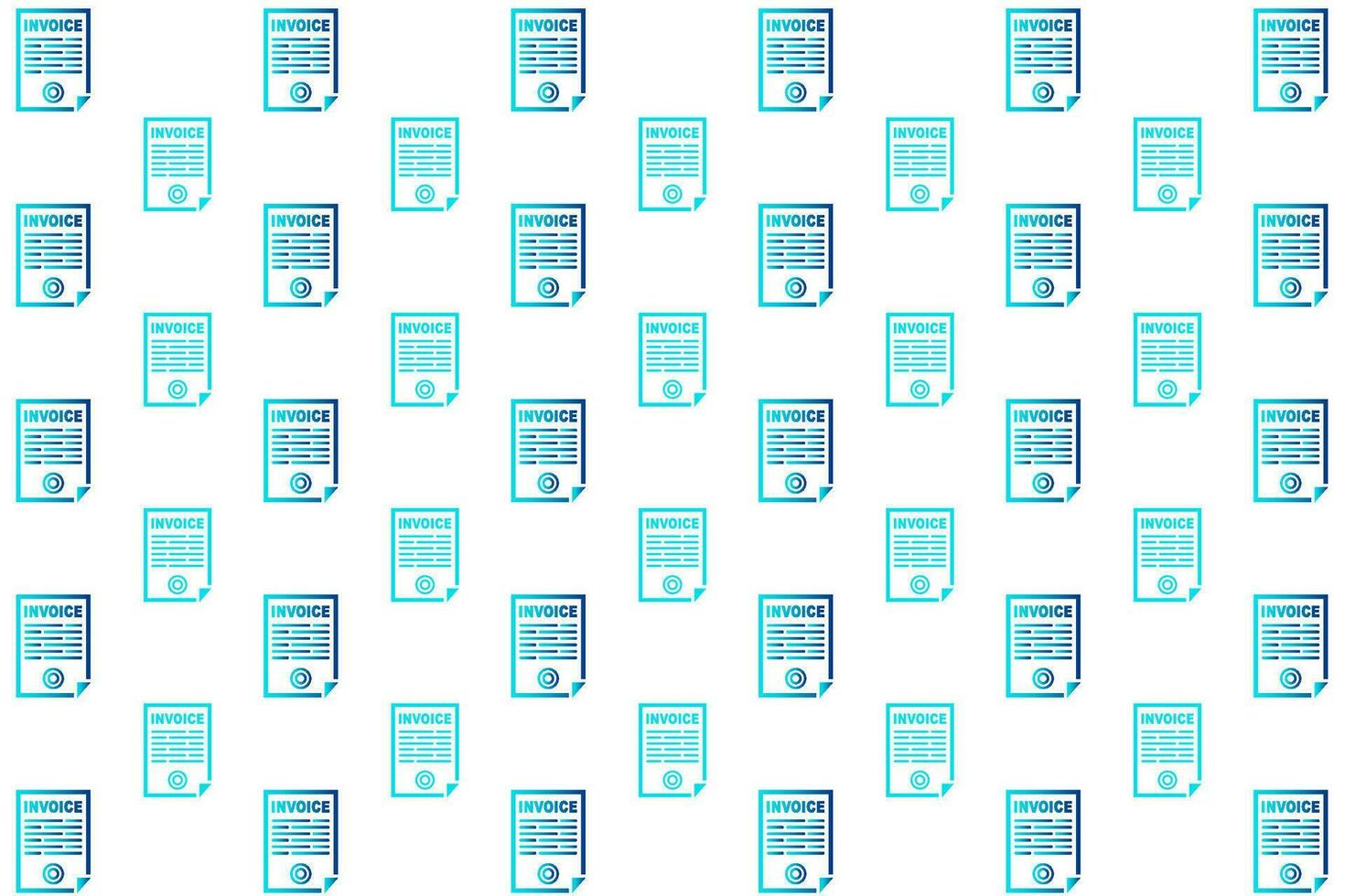 Abstract Invoice Pattern Background vector