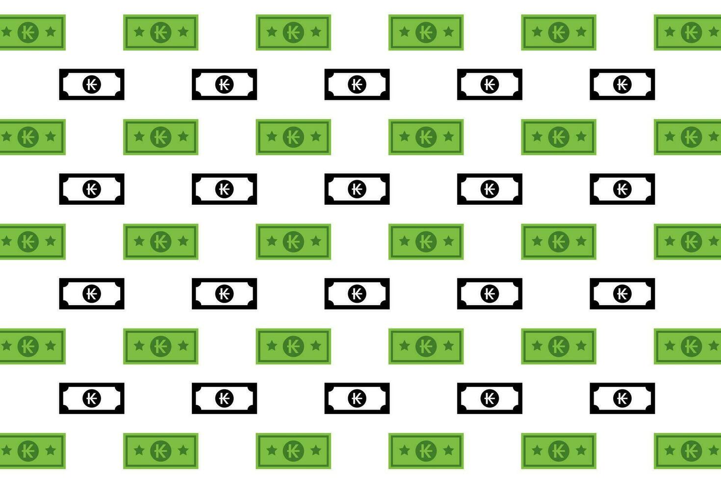 Abstract Laos Kip Banknote Pattern Background vector
