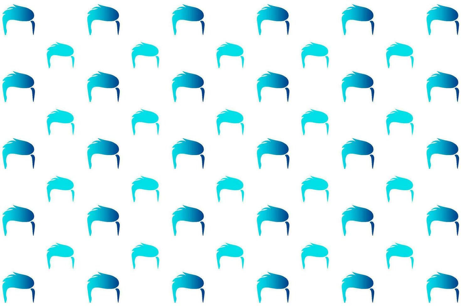 Abstract Man Hair Pattern Background vector
