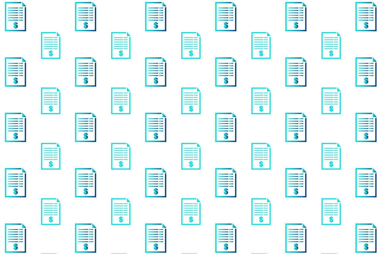 Abstract Invoice Receipt Pattern Background vector