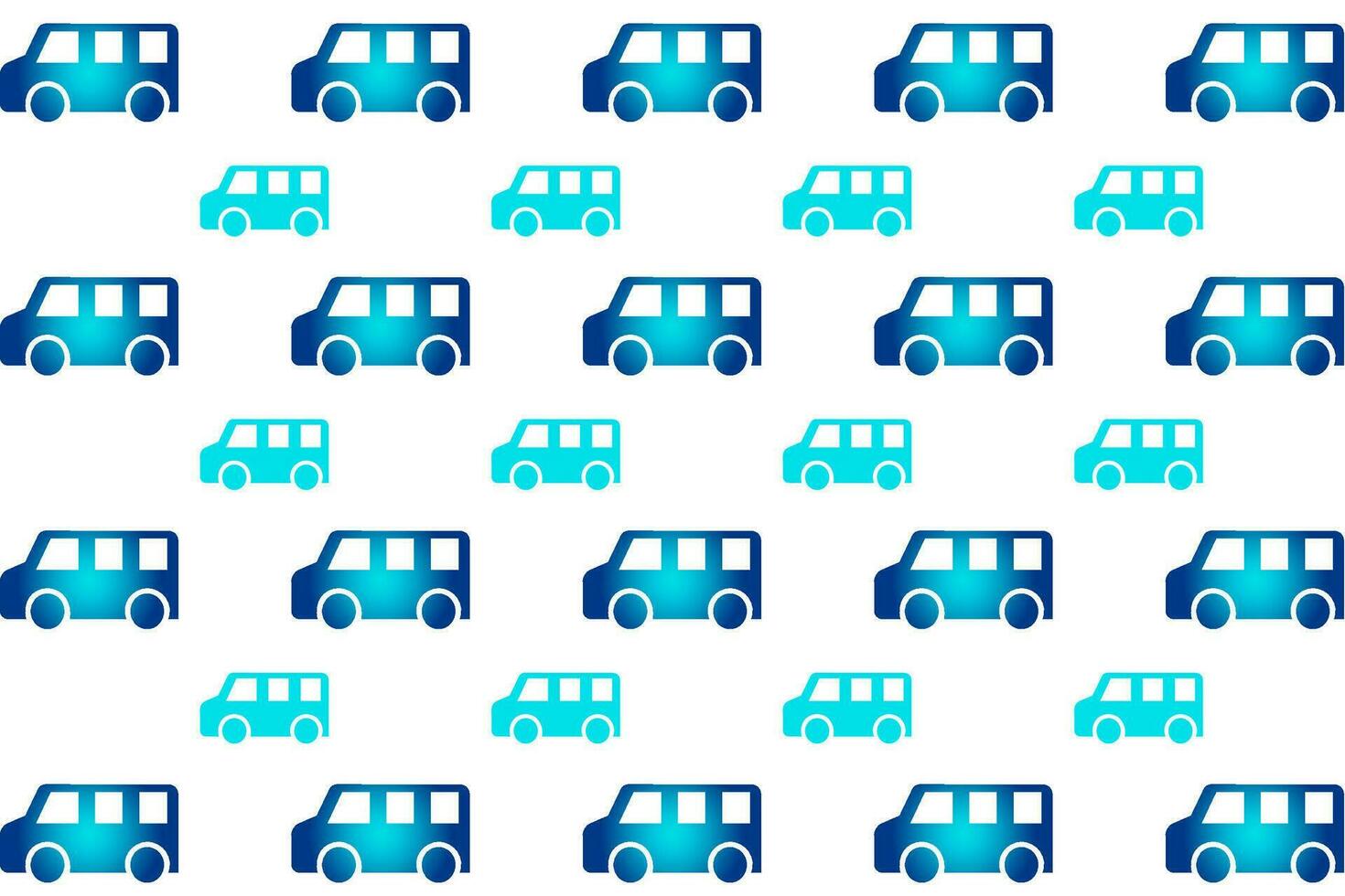 Abstract Mini Bus Pattern Background vector