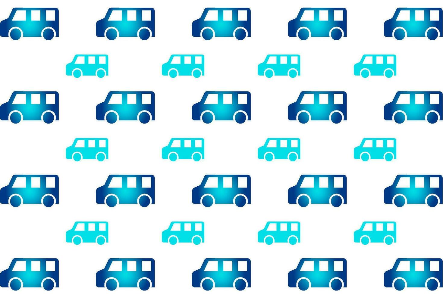 Abstract Mini Bus Pattern Background vector