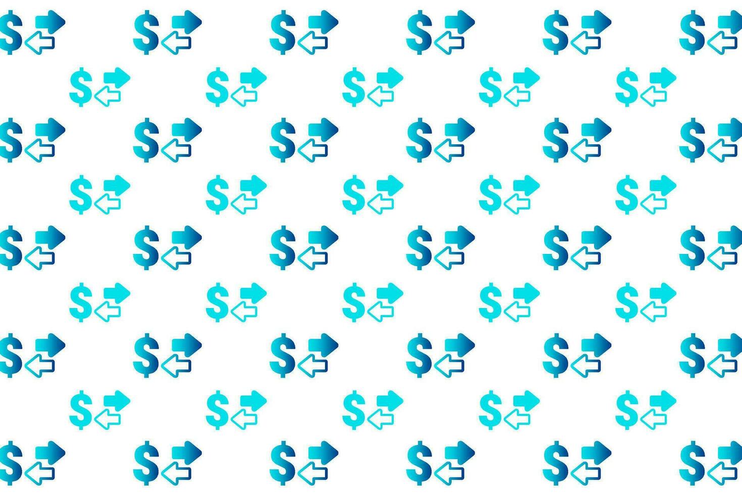 Abstract Money Transfer Pattern Background vector