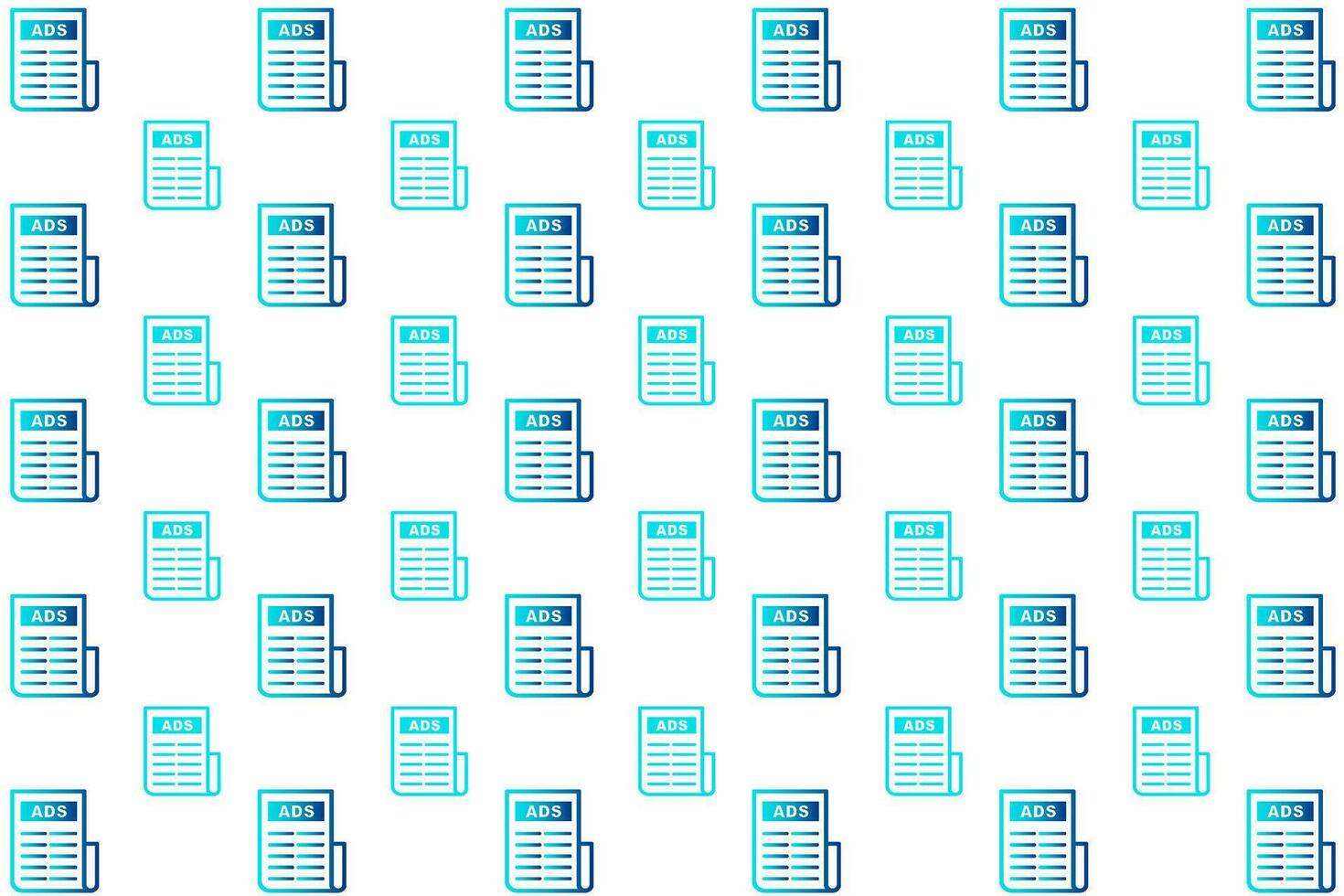 Abstract Newspaper Ads Pattern Background vector