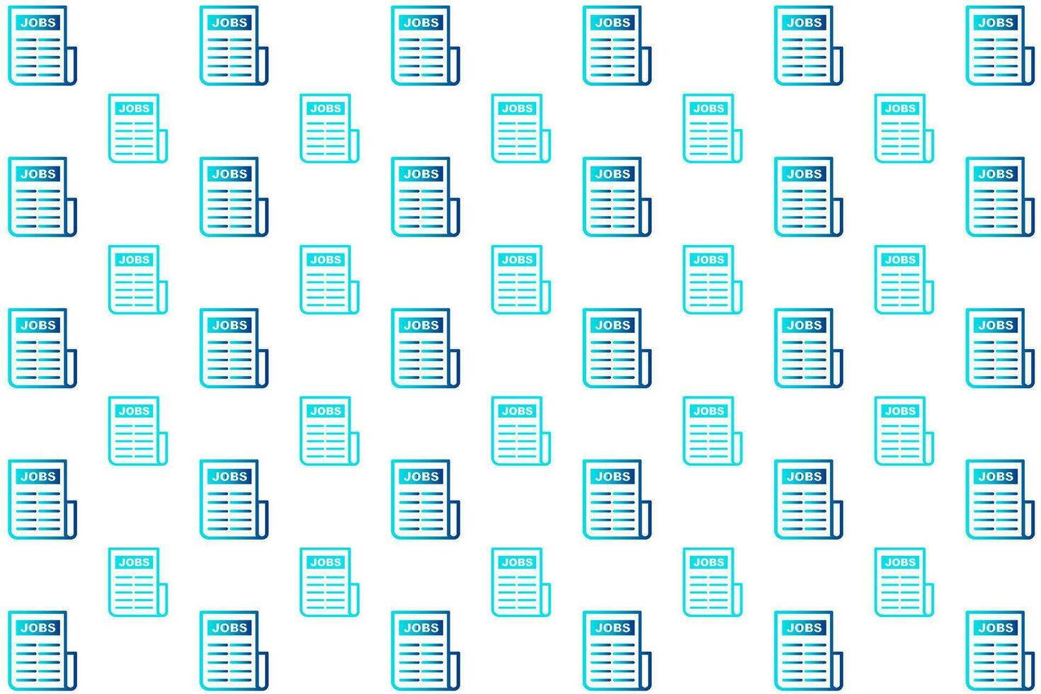 Abstract Newspaper Jobs Pattern Background vector