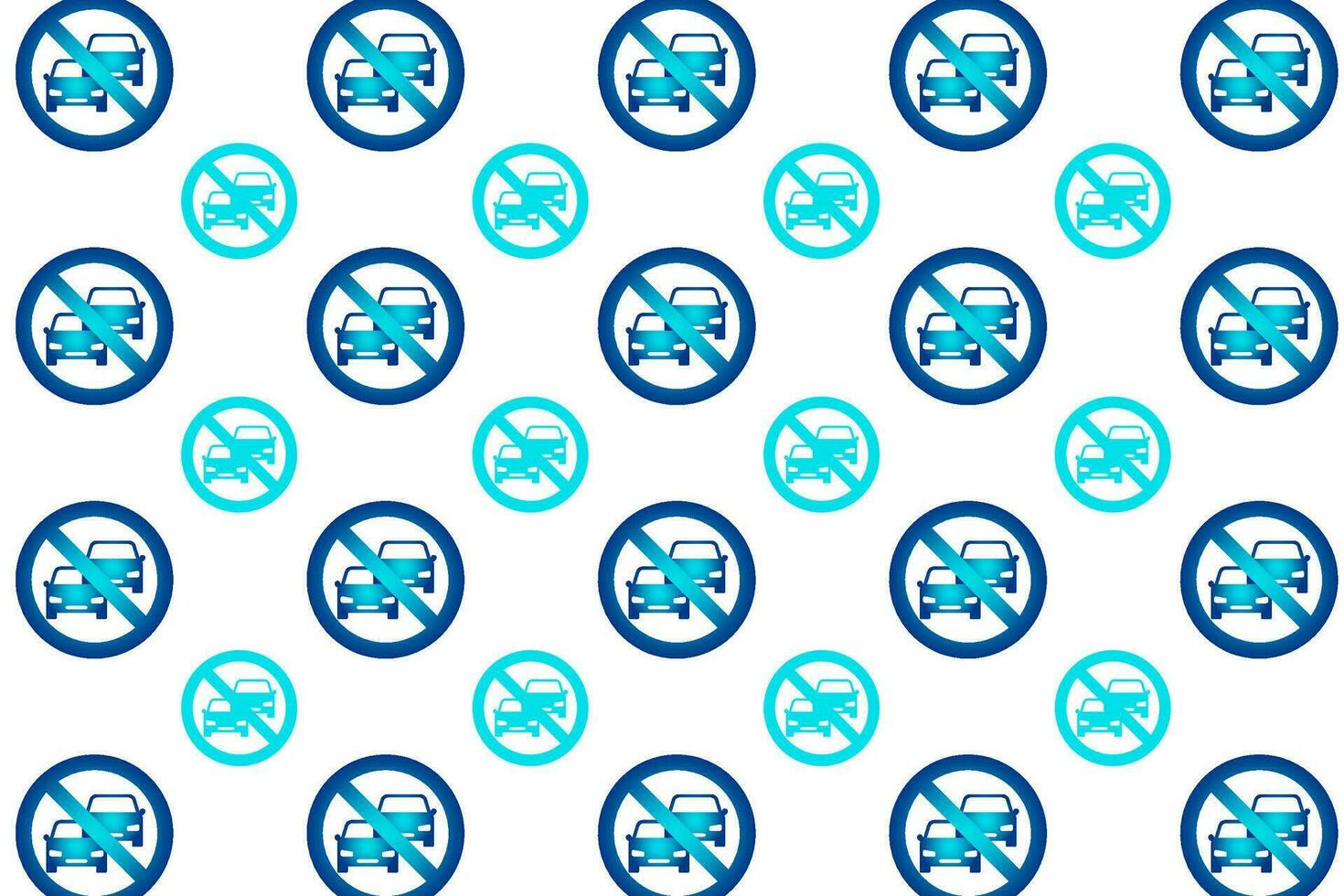 Abstract No Parking Sign Pattern Background vector