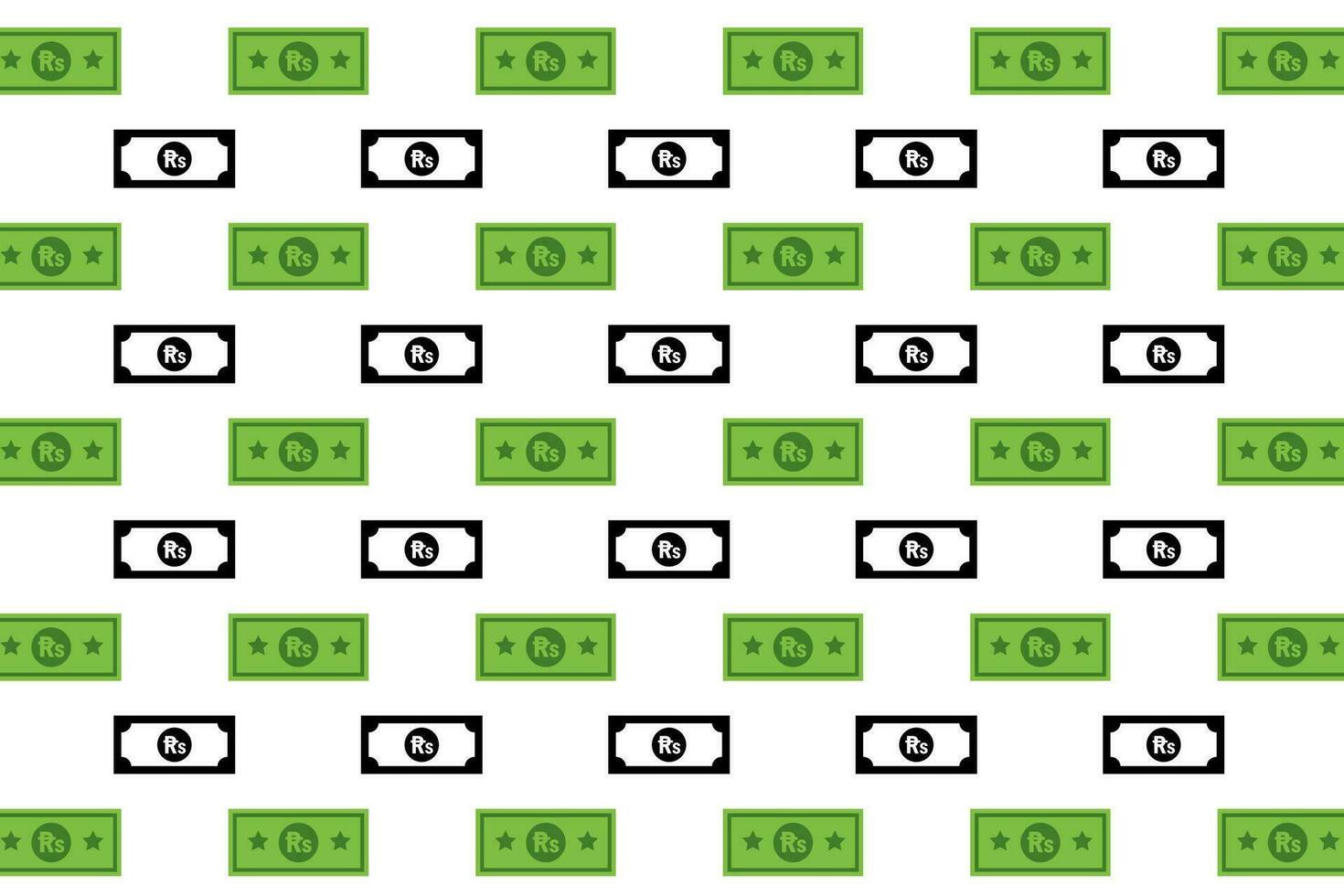 Abstract Pakistan Rupee Banknote Pattern Background vector