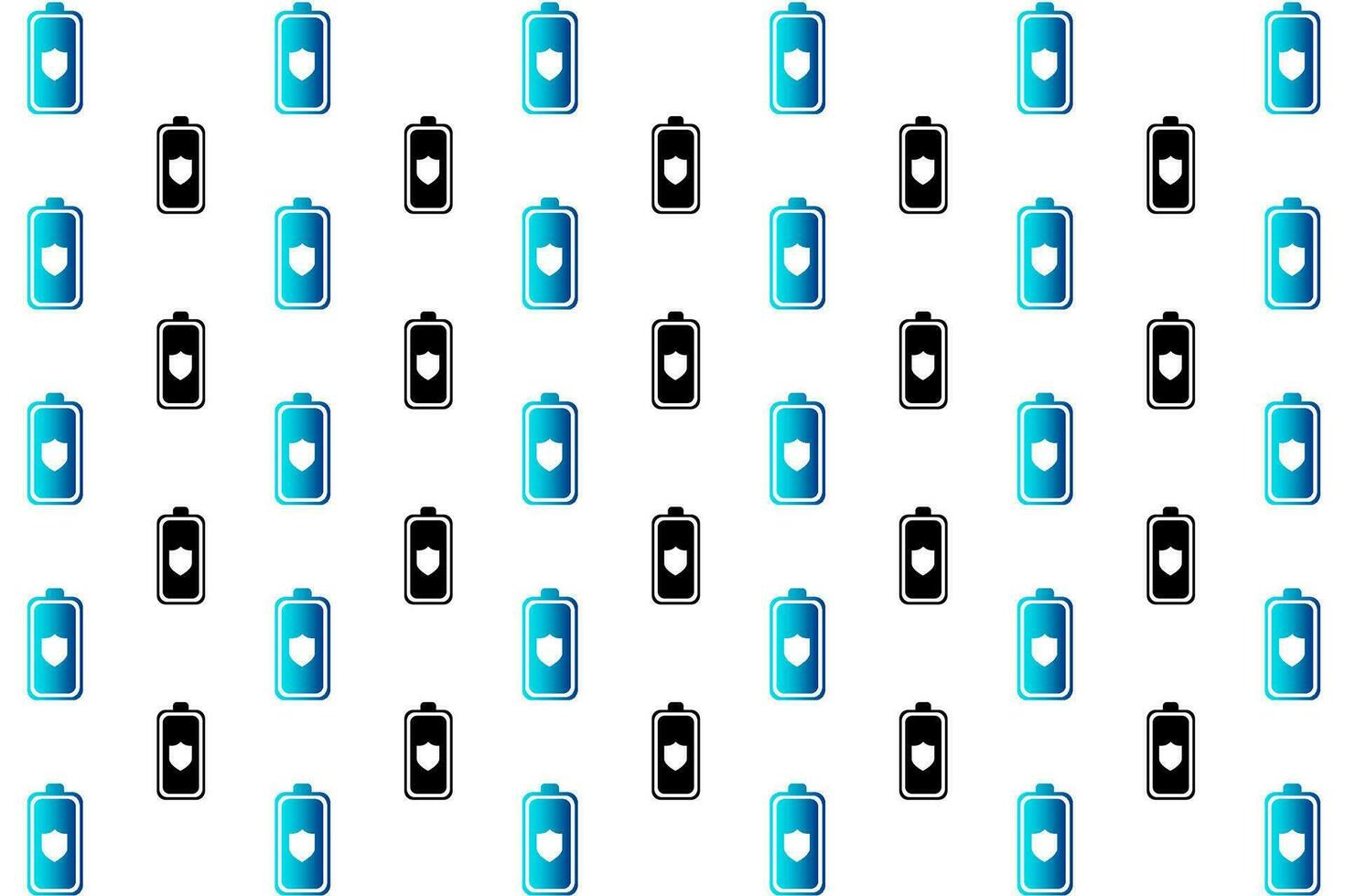 Abstract Safe Battery Pattern Background vector