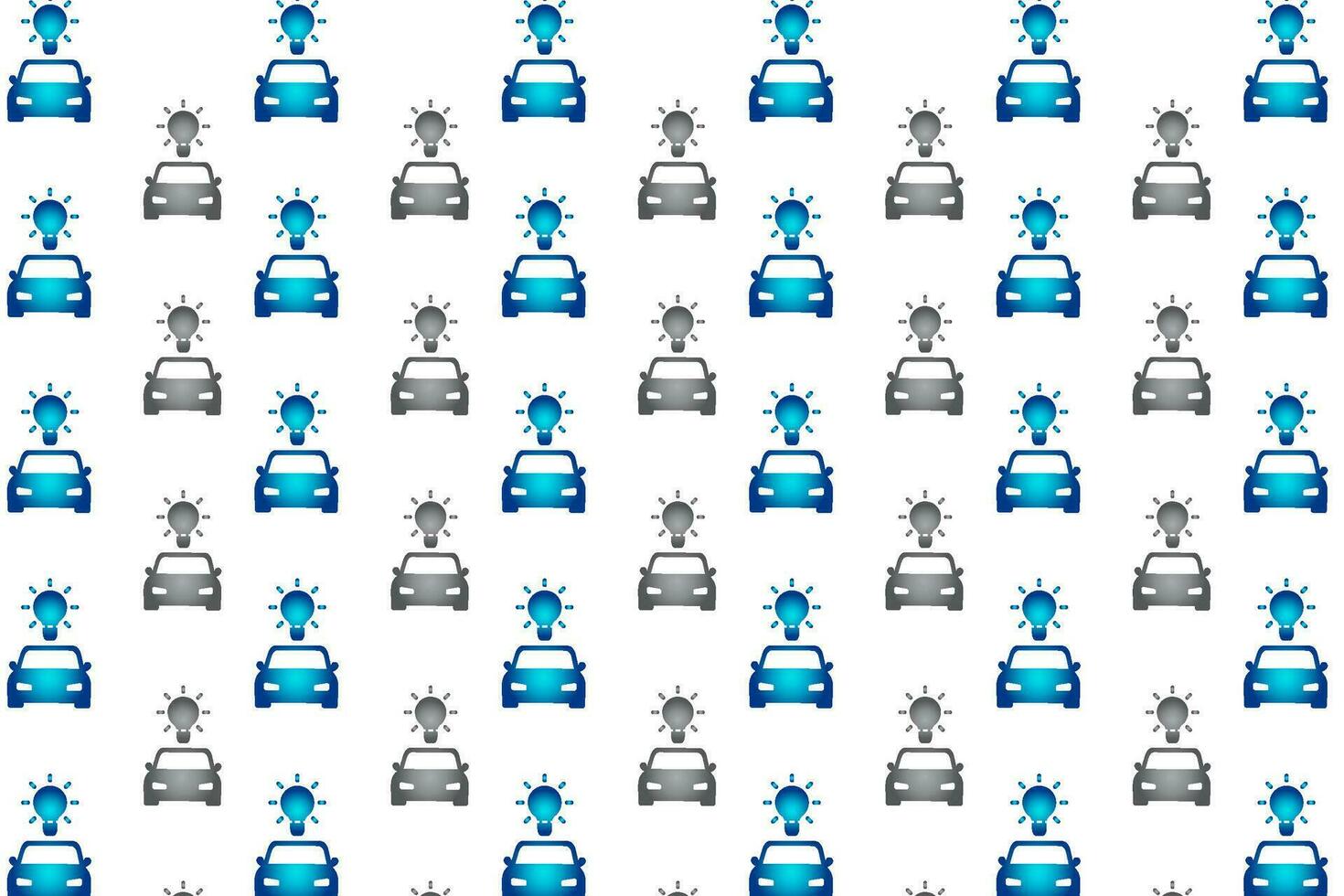Abstract Smart Car Pattern Background vector