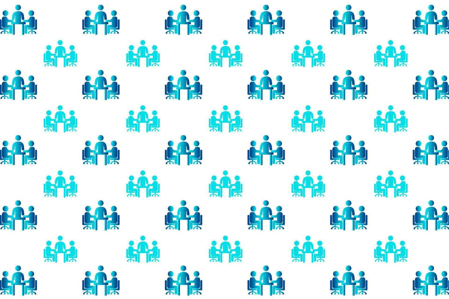 Abstract Team Meeting Pattern Background vector