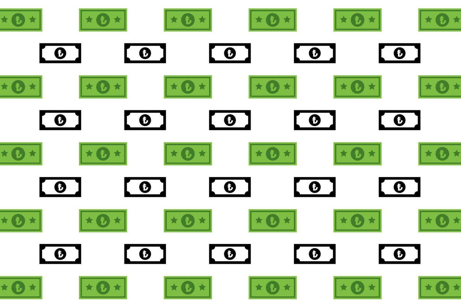 Abstract Turkish Lira Banknote Pattern Background vector
