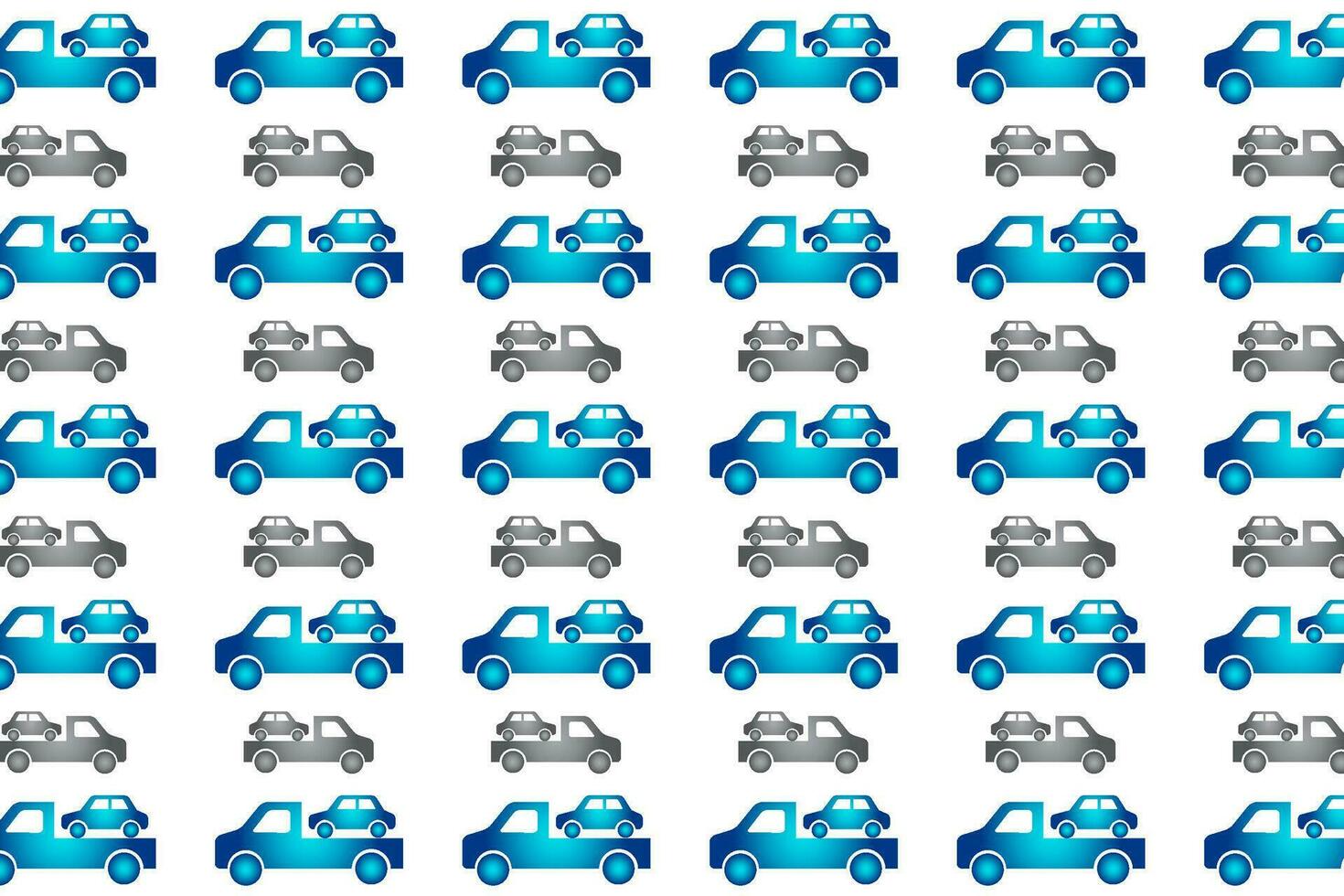 Abstract Truck Holding Car Pattern Background vector